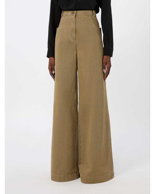 Max Mara Green Alamaro Pants