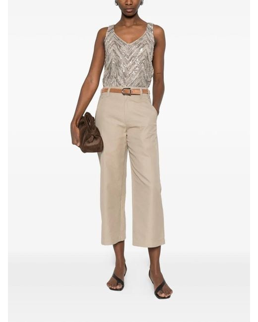 Brunello Cucinelli Natural Blouse