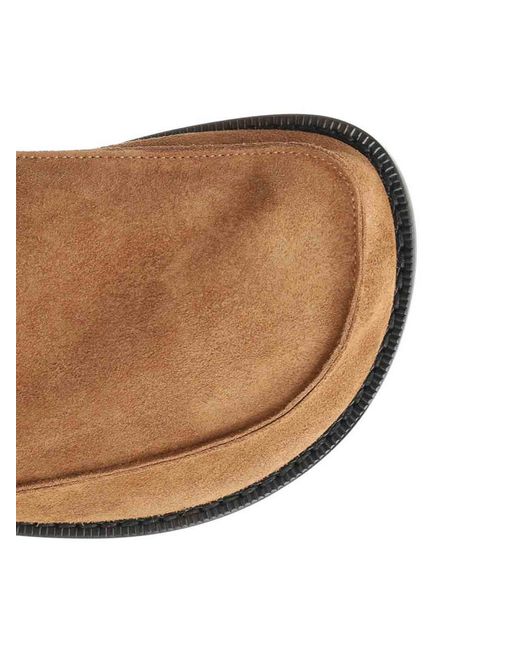Loewe Brown Flex Moccasins for men
