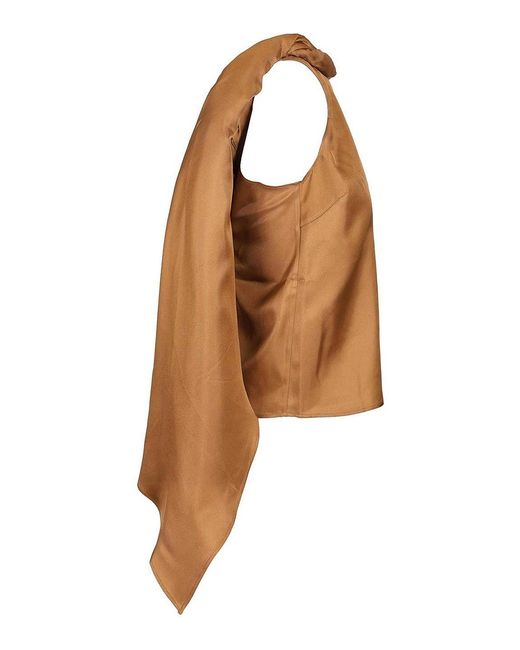 Loulou de Saison Brown Wilma Top