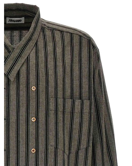 Magliano Gray Double Breasted Shirt for men