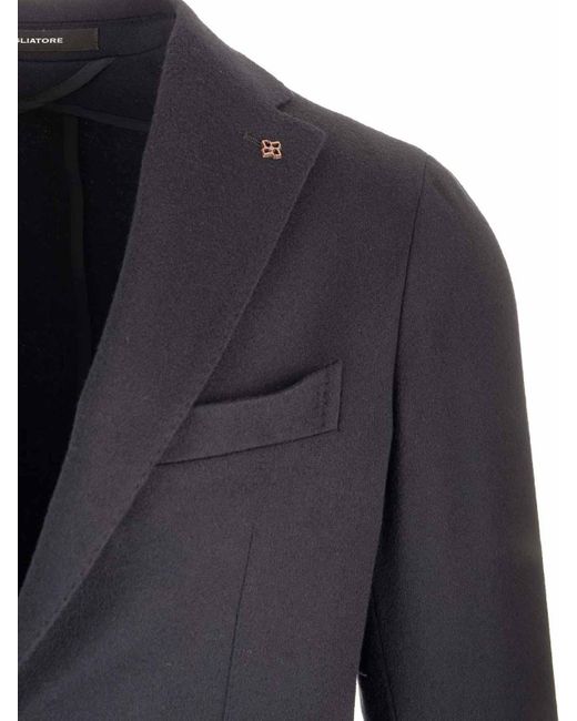 Tagliatore Blue Classic Two-Button Blazer for men