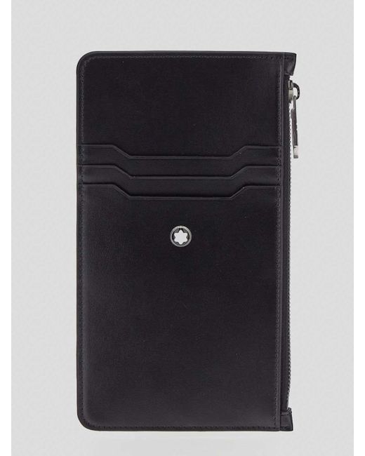 Montblanc Black Wallet In With Card Slots for men