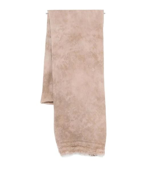 Avant Toi Natural Austen Faded Effect Light Wool Scarf 100X200 for men