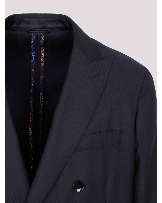 Etro Blue Jacket for men
