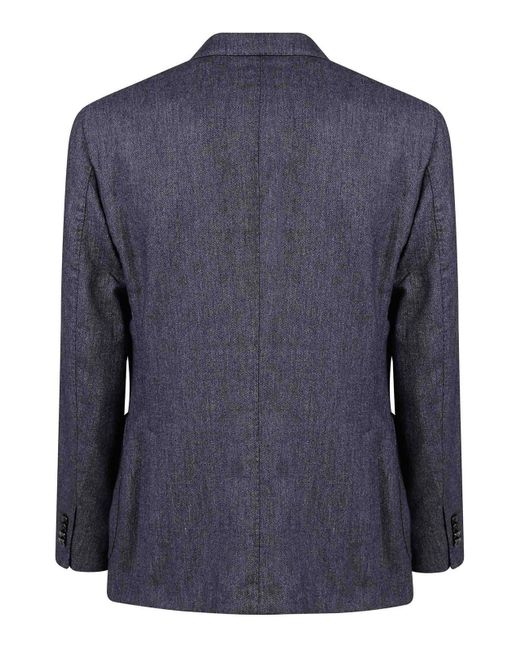Boglioli Blue Jacket for men