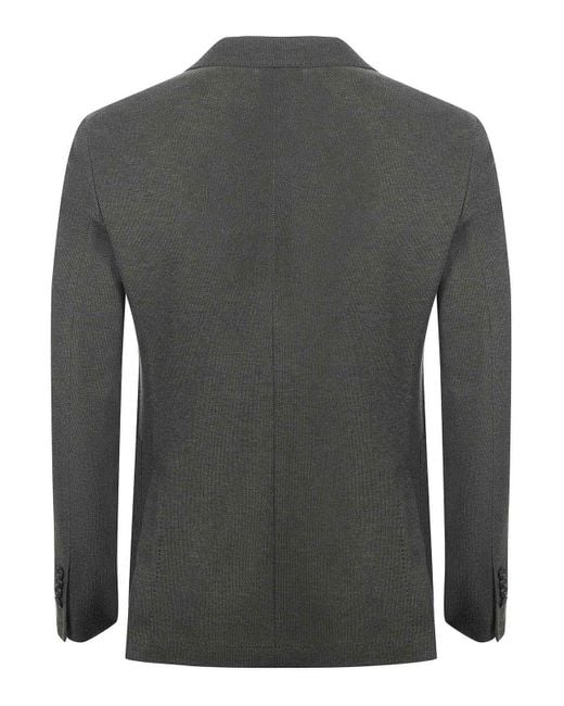 Manuel Ritz Black Honeycomb Cotton Jacket for men