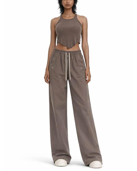 Rick Owens Brown Pants Geth Belas