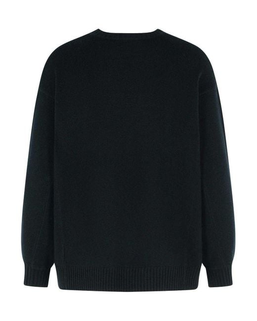 Max Mara Black Wool And Cashmere Sweater