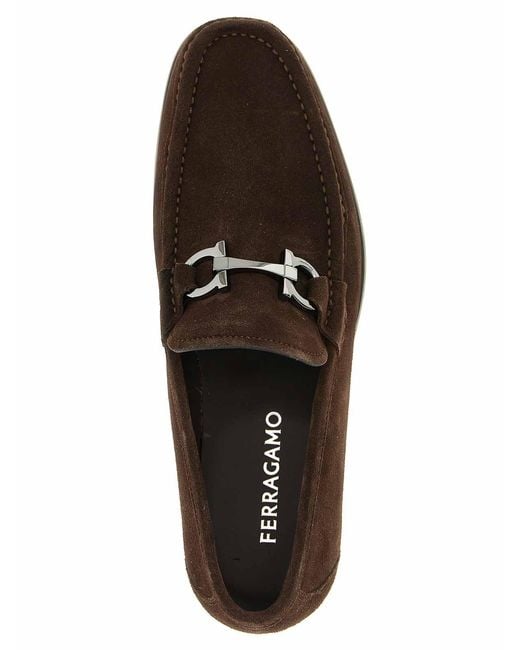 Ferragamo Brown Grandioso 2 Loafers for men