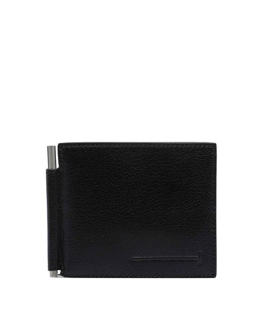 Tom Ford Black T-Lime Money Clip Wallet for men