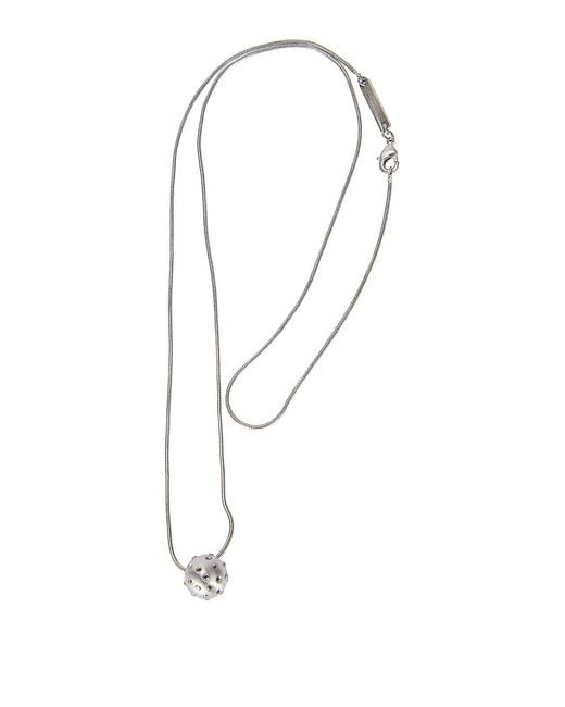 Rick Owens White Mini Orb Pendant