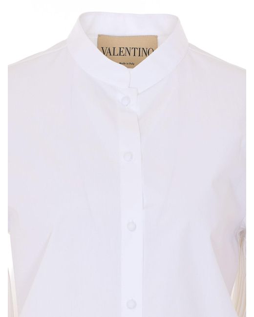 Valentino Garavani White Embroidered Shirt