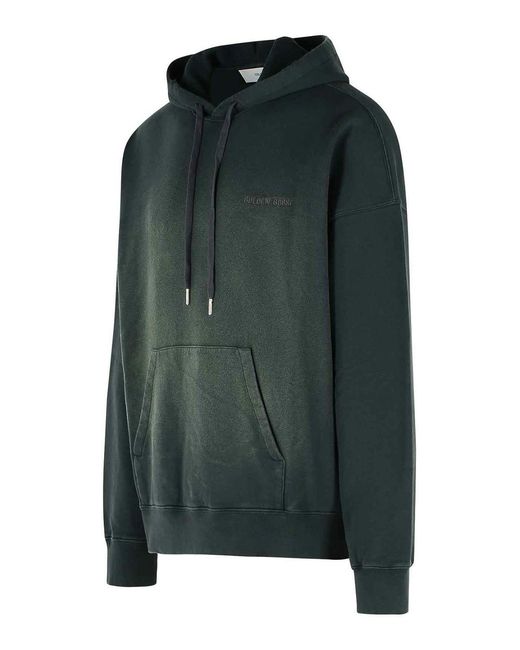 Golden Goose Deluxe Brand Green Cotton Sweatshirt for men