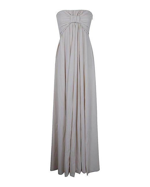 La Petite Robe Di Chiara Boni Gray Long Dresses