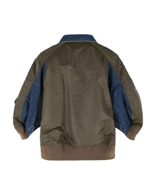 Sacai Blue Cotton Denim Jacket