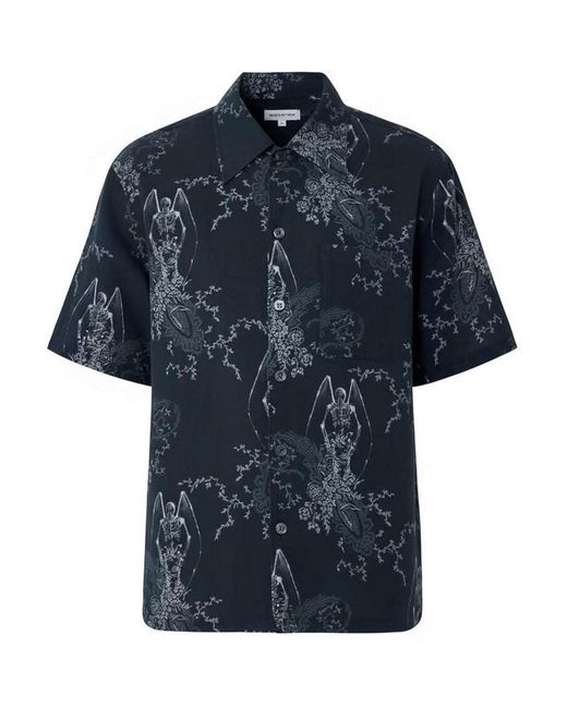 Our Legacy Blue Every Shirt Shortsleeve for men