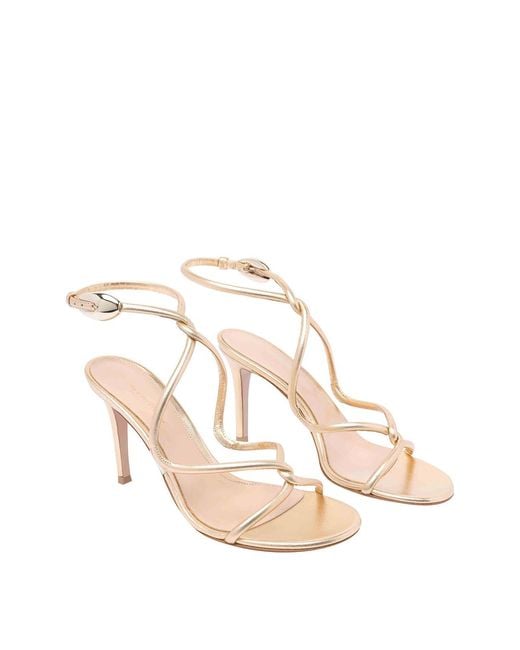 Gianvito Rossi Natural Mamba Pump Sandals