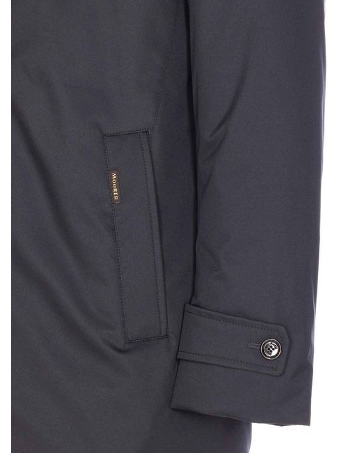 Moorer Blue Dark Reis Down Jacket for men