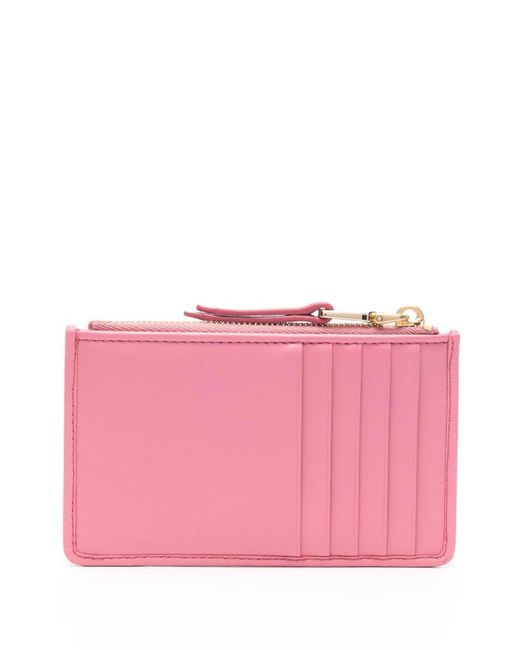 Miu Miu Pink Matelasse Leather Wallet