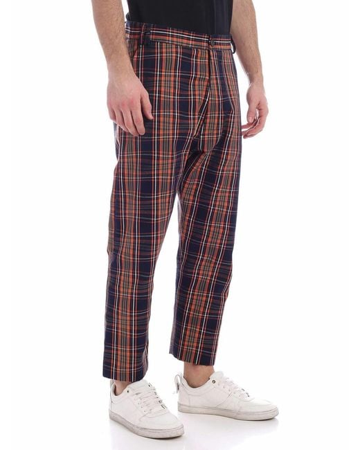 Vivienne Westwood Red Oh No Drunken Pants for men