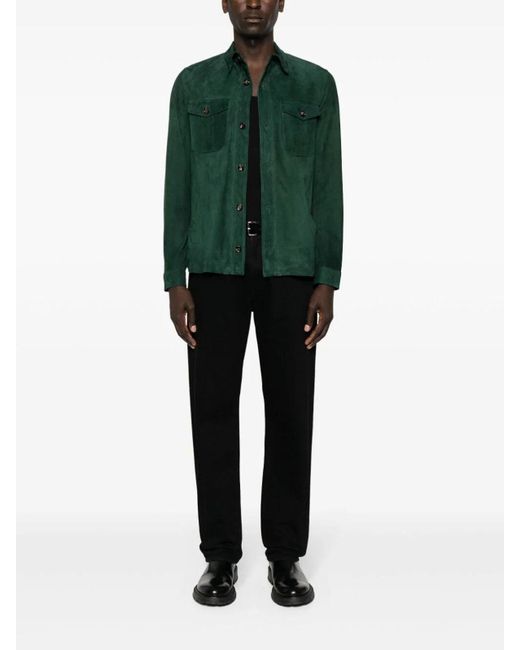 KIRED Green Erik Leather Jacket for men