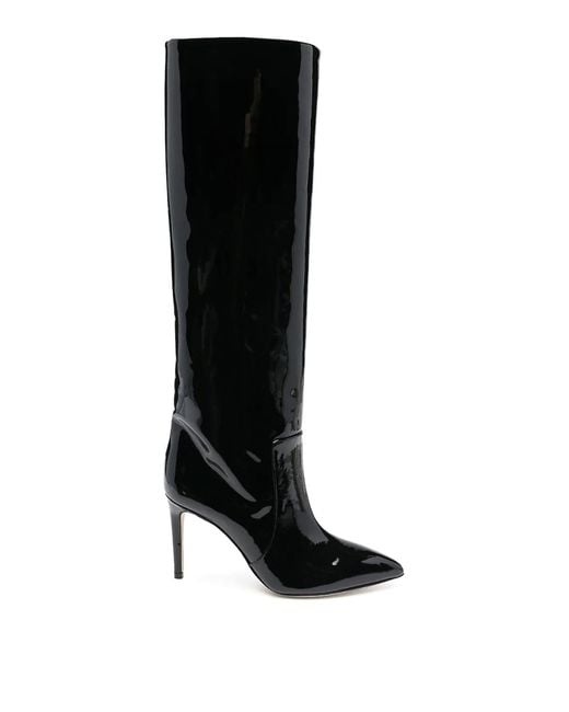 Paris Texas Black Pointed-Toe 90Mm Heeled Boots
