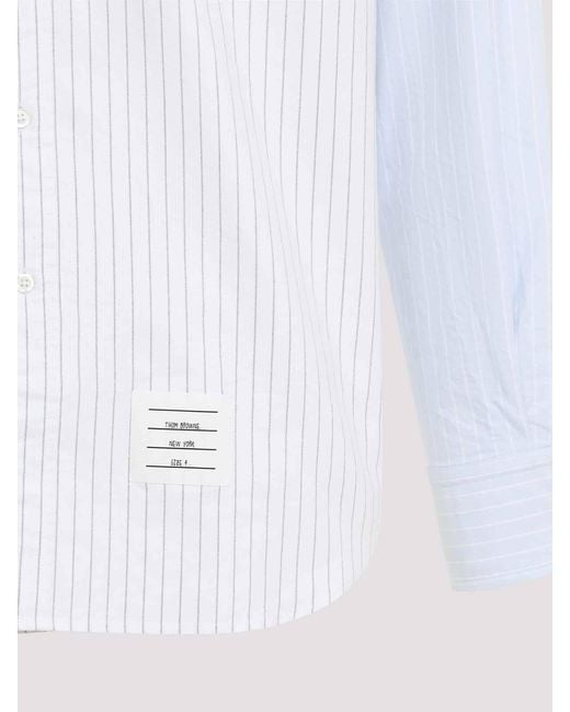 Thom Browne White Button Down Shirt for men