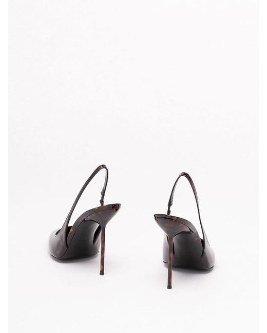 Paris Texas Black 'Lidia' Slingback