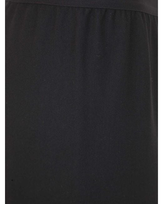 Maria Calderara Black Long Trousers