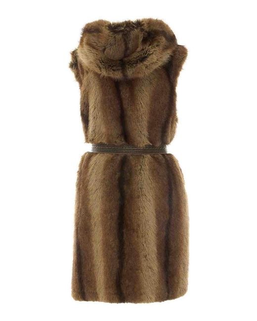 Pinko Brown Galeris Vest