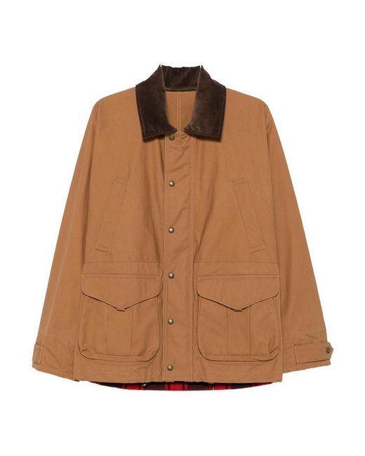 Junya Watanabe Brown Cotton Jacket for men