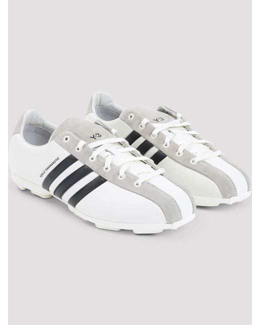 Y-3 White Field Sneakers for men