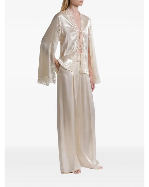 Alberta Ferretti White Trousers