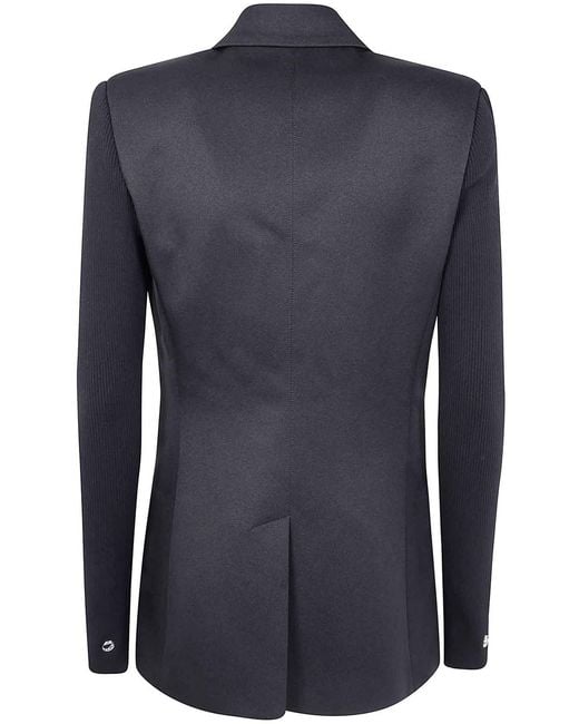 Coperni Black Hybrid Rib Jacket