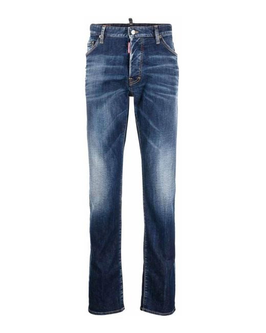 DSquared² Blue Cool Guy Skinny Jeans for men