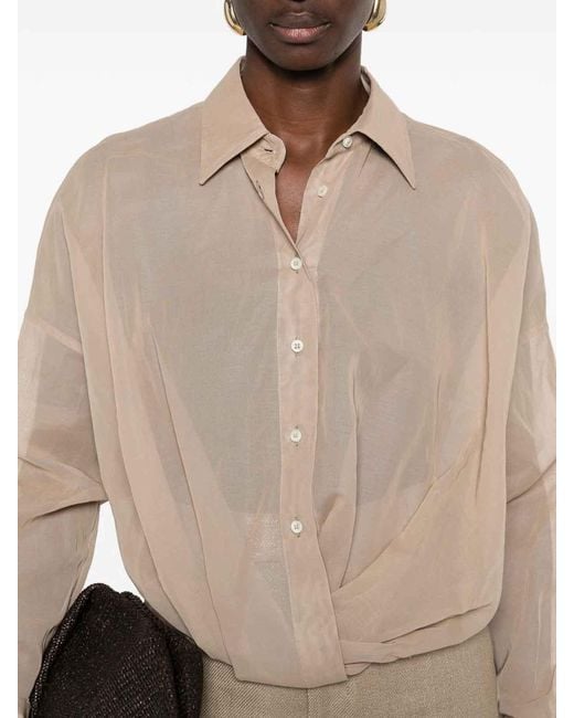 Brunello Cucinelli Natural Classic Shirt