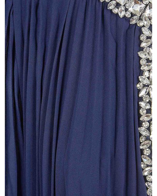 Self-Portrait Blue Maxi Dresses