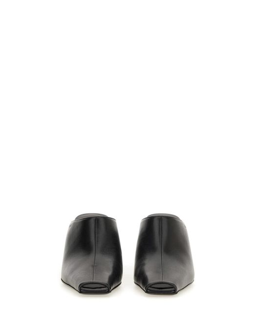 Courreges Black Mules