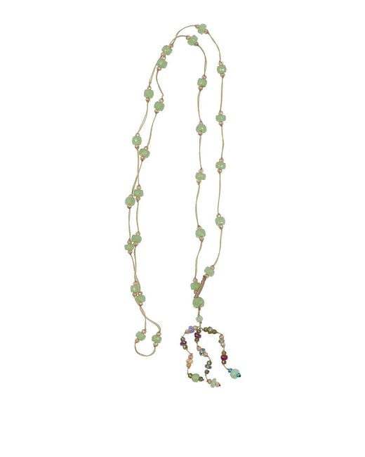 Sharing White Long Natural Necklace