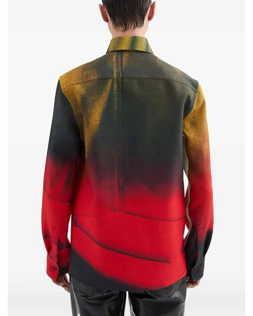 Jil Sander Red Shirt for men