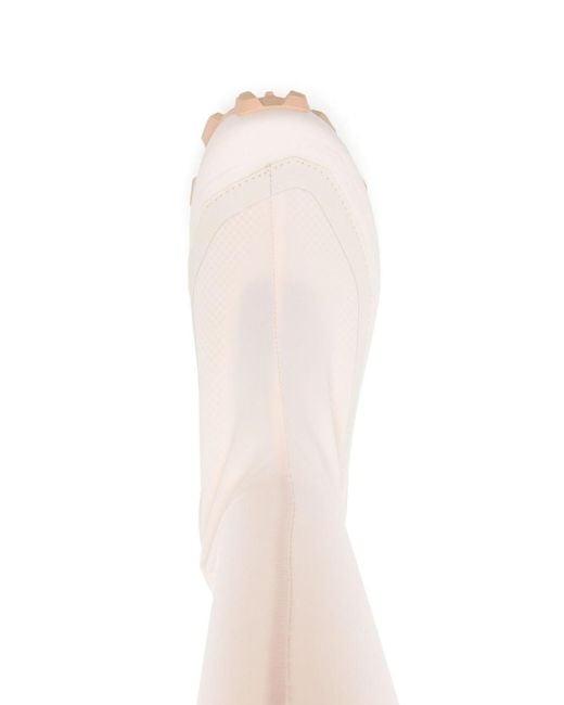 MM6 by Maison Margiela White Mm6 X Salomon Over-The-Knee Boots