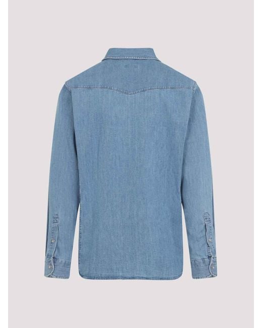 Tom Ford Blue Slim Shirt for men
