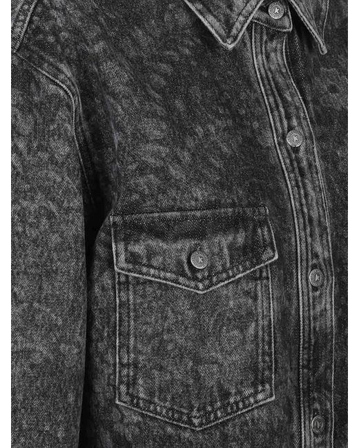 Golden Goose Deluxe Brand Black Denim Shirt