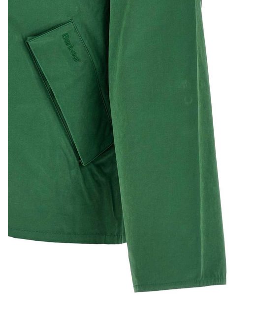 Barbour Green Transporter Jacket for men