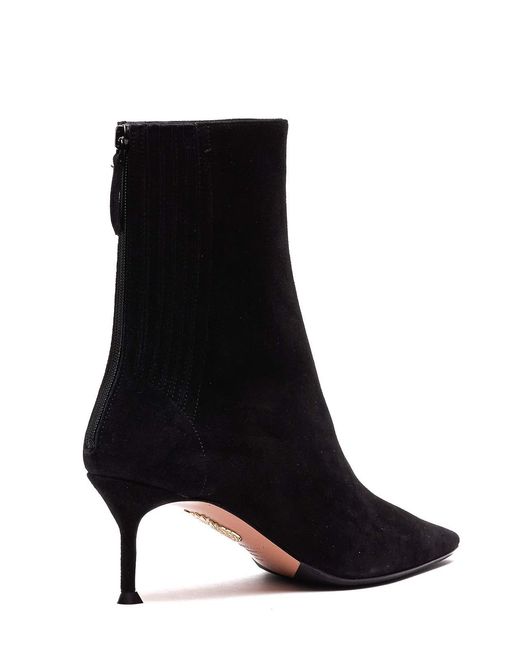 Aquazzura Black Saint Honore' Pump Boots