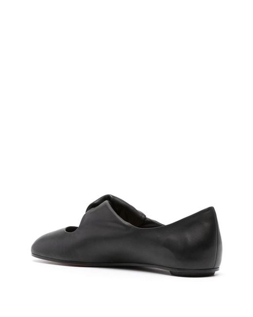McQueen Black Leather Shoes