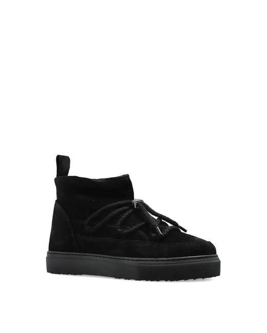 Inuikii Black Leather Ankle Boots