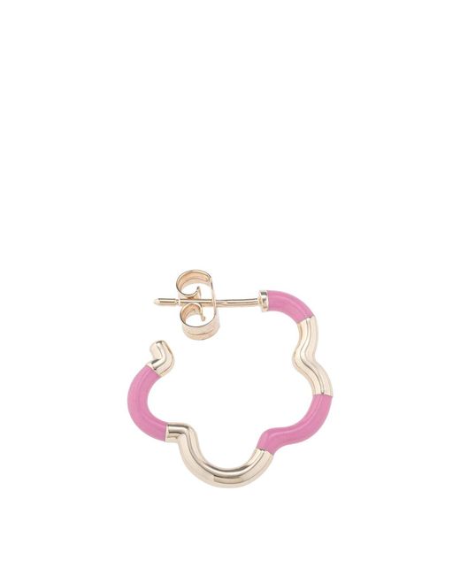 Bea Bongiasca Pink B Mini Earrings