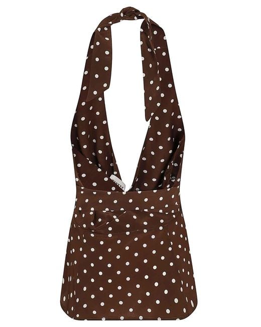 P.A.R.O.S.H. Brown Blouse